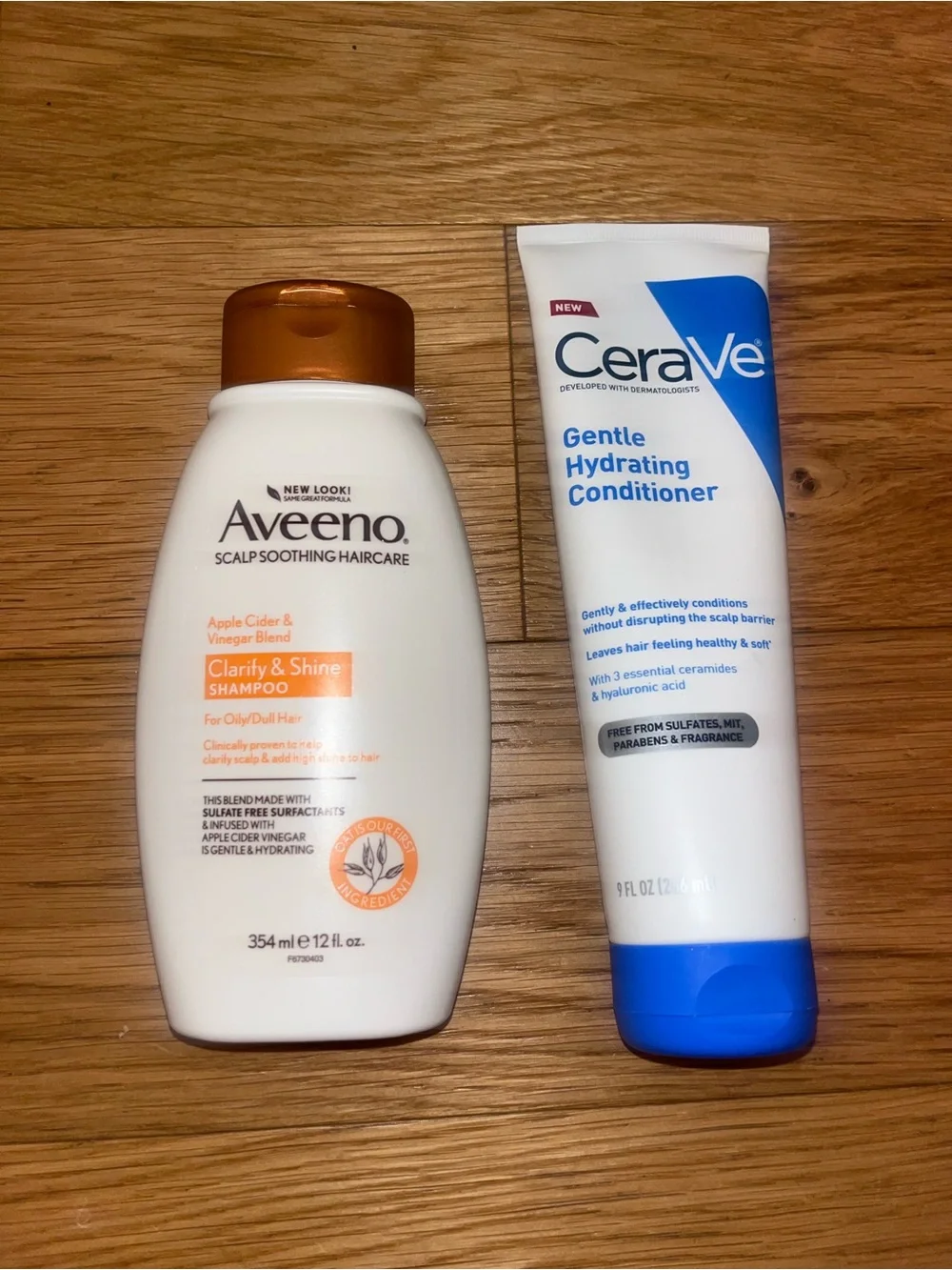 Scalp Care Aveeno Shampoo & Cerave Condition Set